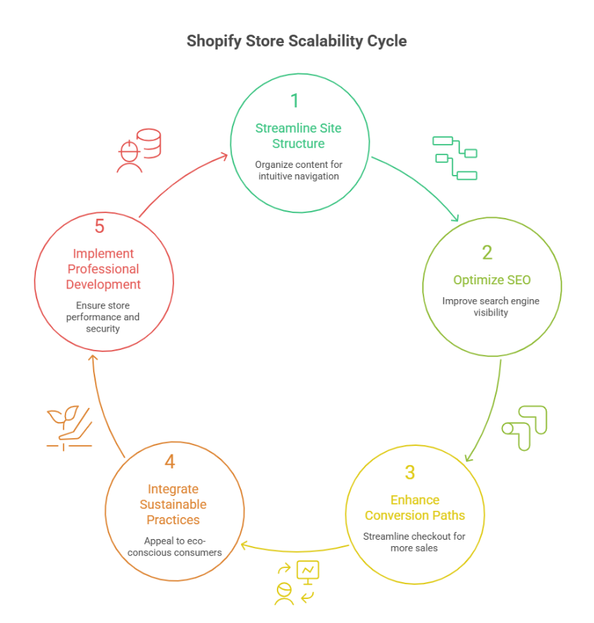 Building a scalable Shopify store structure for sustainable ecommerce growth 